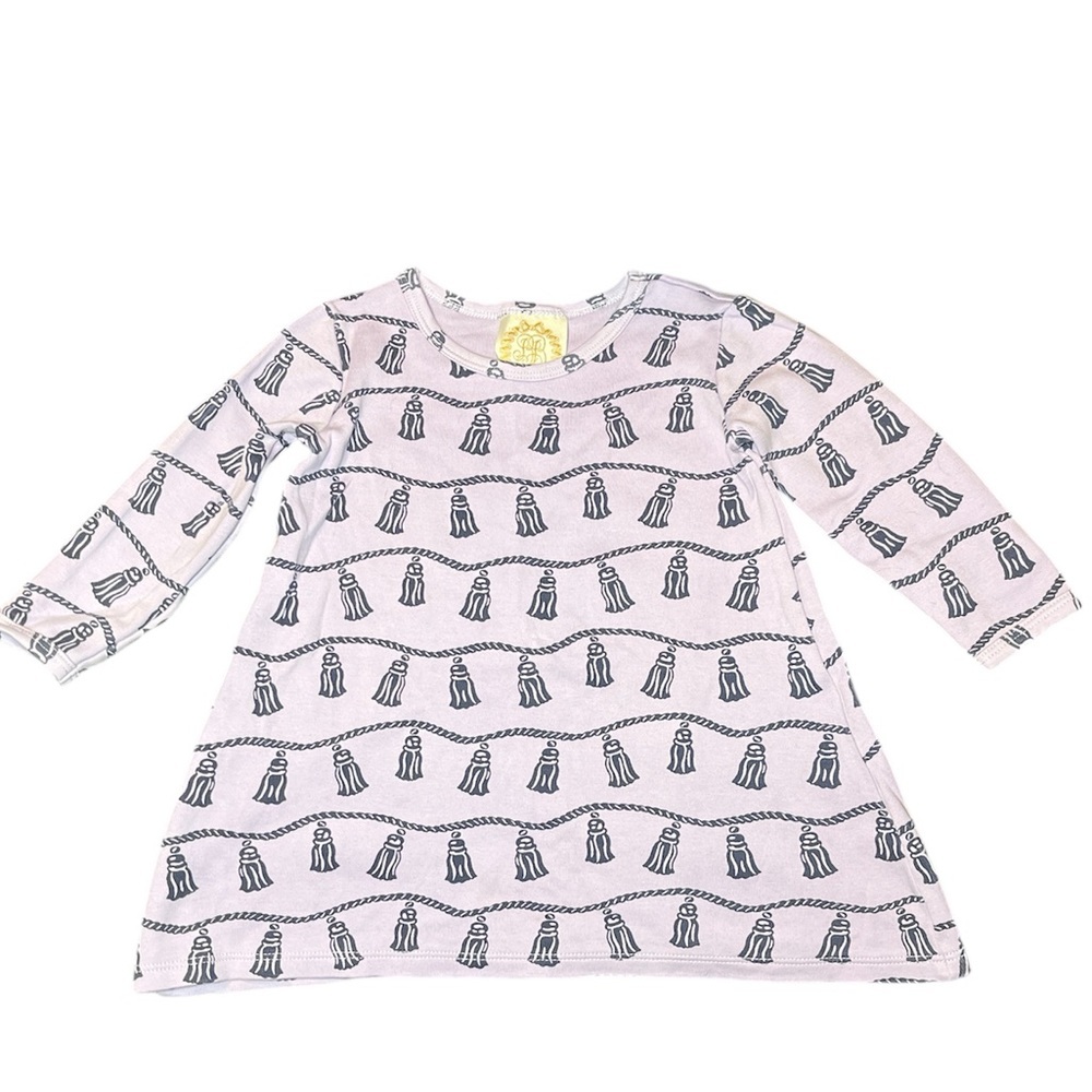 The Beaufort Bonnet Company Girls 2T Polly Play Dress‎ Missy Todd Tassel Navy